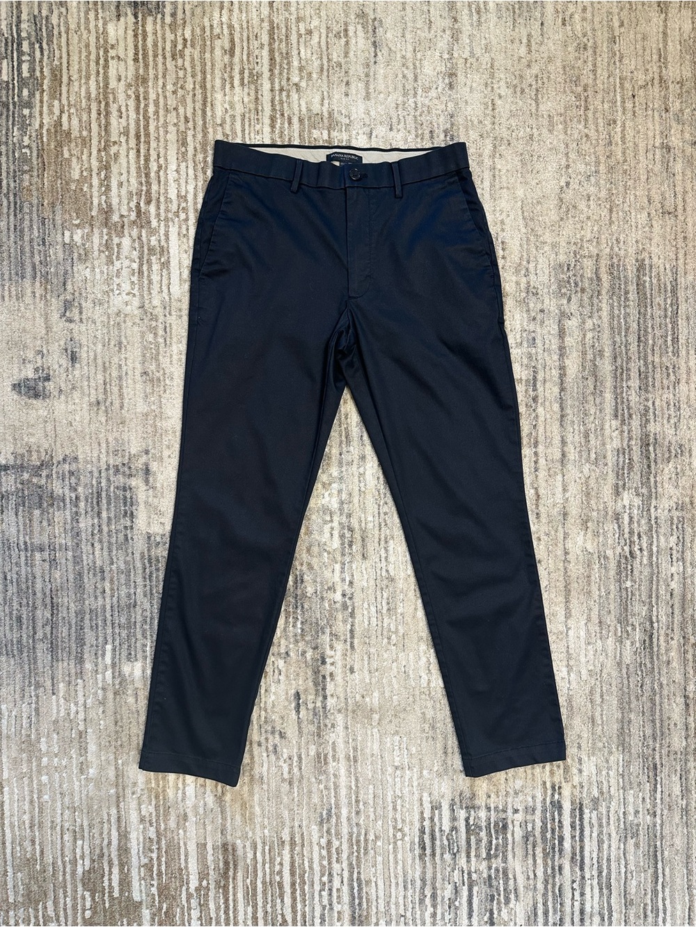 Banana Republic Men's Black Slim Chinos